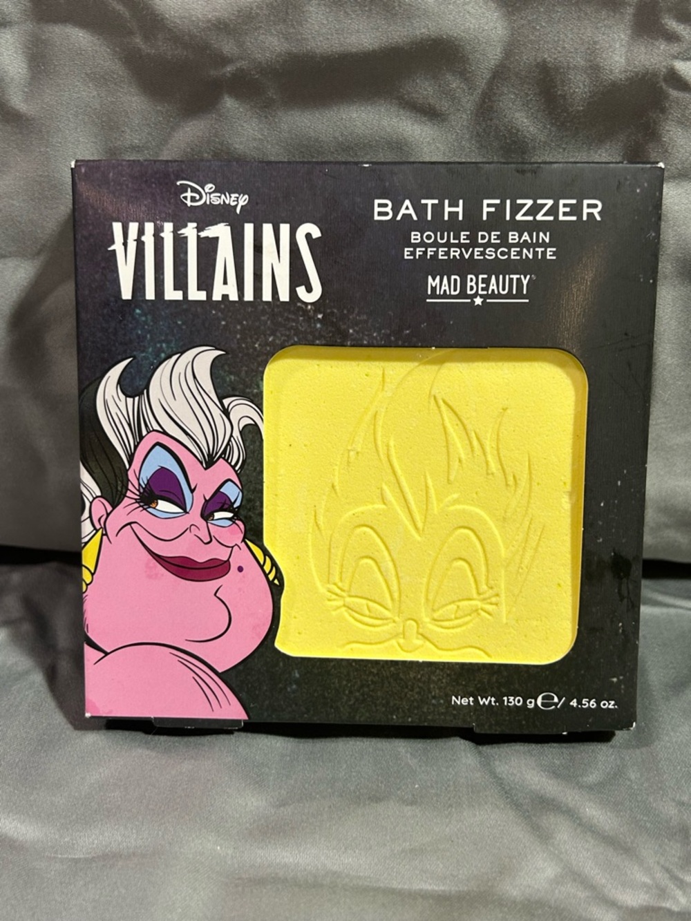 Disney Villains Yellow Bath Fizzer with Ursula Artwork‎